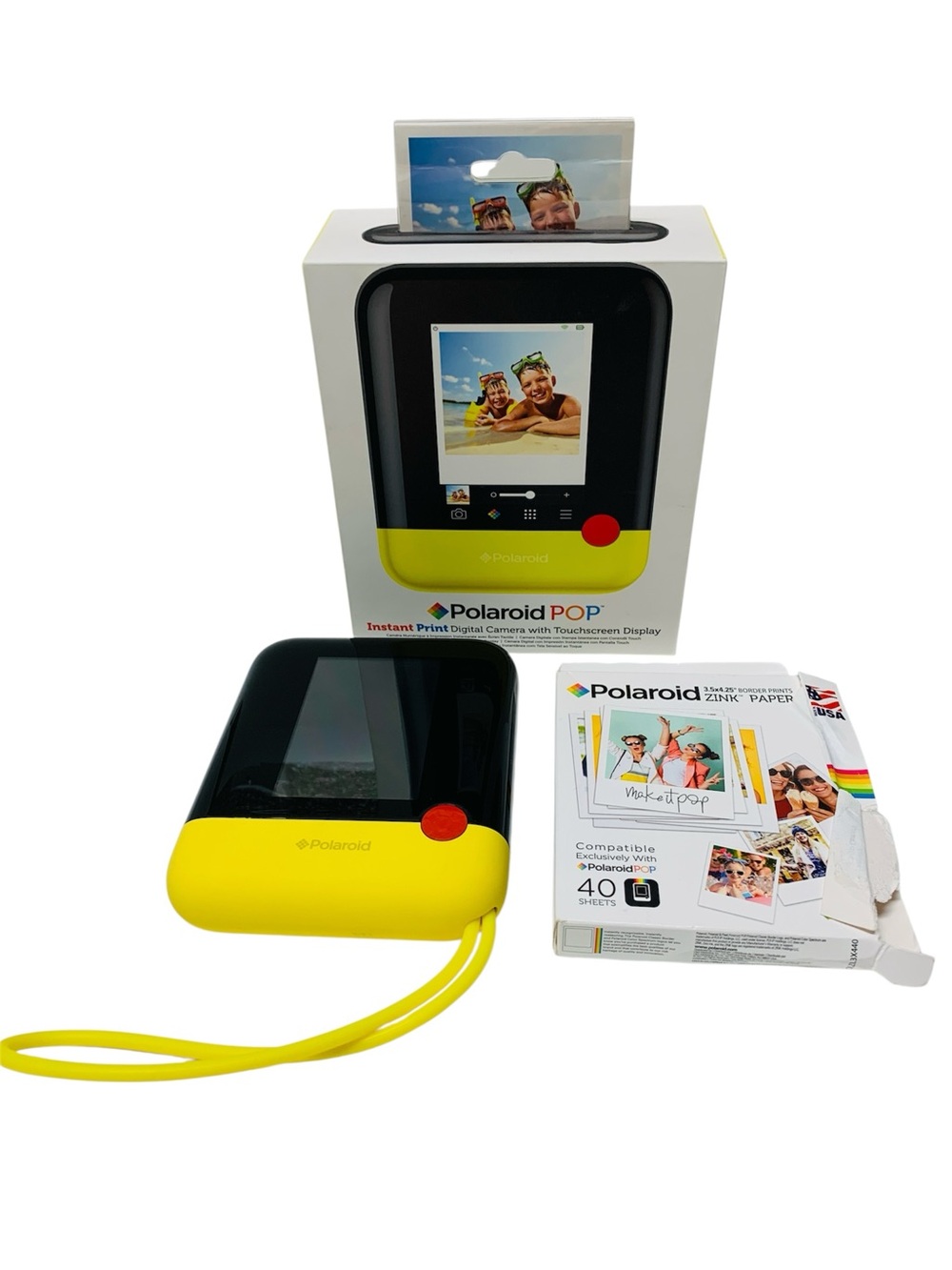 Polaroid POP Instant Print Digital Camera Yellow